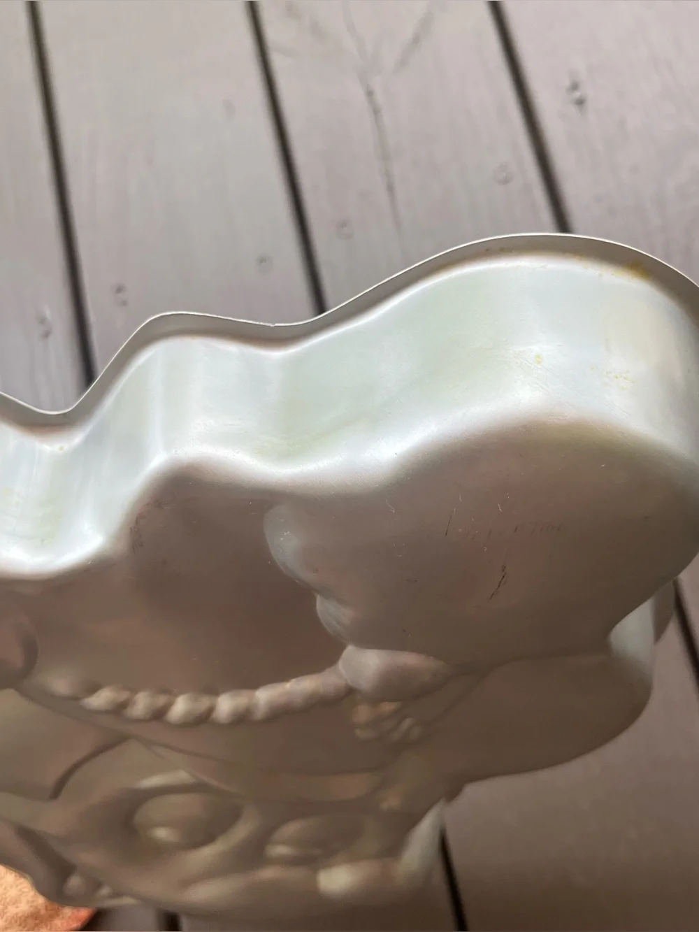 Vintage 1970s Disney Band Leader Mickey Mouse Head Wilton Cake Pan Aluminum Mold